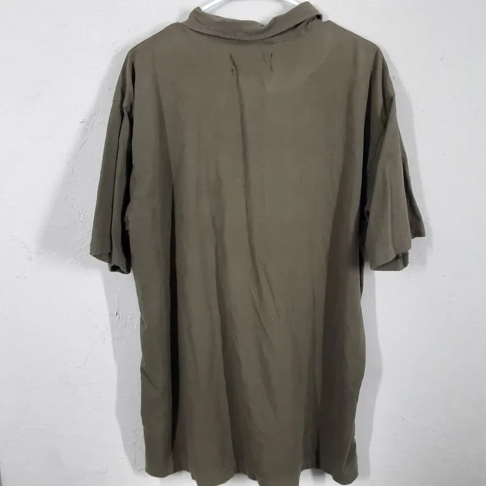 Ralph Lauren Adult Mens L Green R.L. Polo Jeans Short Sleeve Polo Shirt